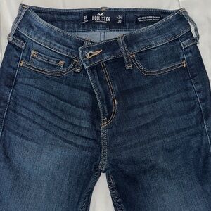 Hollister Women's Dark Blue Skinny Jeans